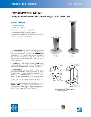 PM2000/PM2010 Mount - Schneider Electric