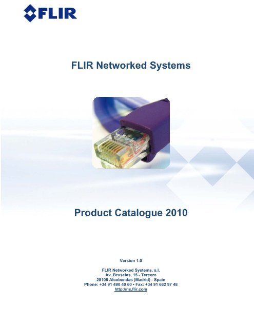FLIR Networked Systems Product Catalogue 2010 - Videor