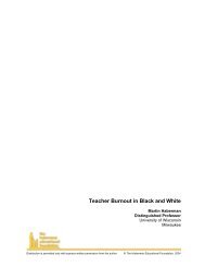 Teacher Burnout in Black and White