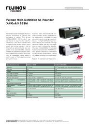 Fujinon High-Definition All-Rounder XA50x9.5 BESM - Videor