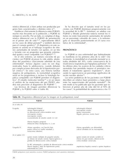Poliquistosis renal autosómica recesiva - Nefrología