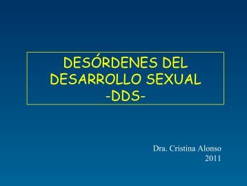 Desórdenes del desarrollo sexual