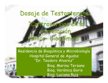 Dosaje de Testosterona: - corebio