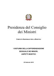 I disturbi della differenziazione sessuale nei minori: aspetti bioetici