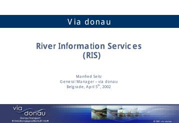 River Information Services - via donau