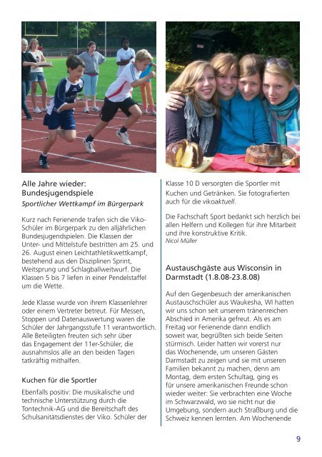 Ausgabe Oktober 2008 - Viktoriaschule Darmstadt