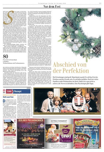 Vor dem Fest - Berliner Zeitung