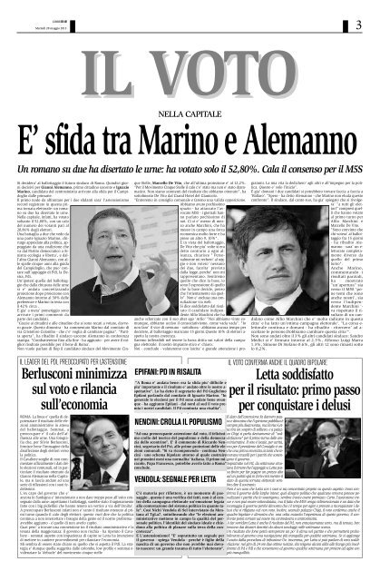 Edizione del 28/05/2013 - Corriere