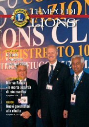 A Caorle il congresso nazionale 2008 Marisa Raciti - Distretto Lions ...
