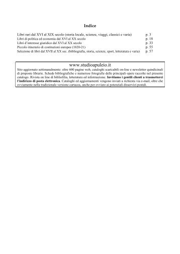 pdf 618.42 Kb - Studio Bibliografico Apuleio