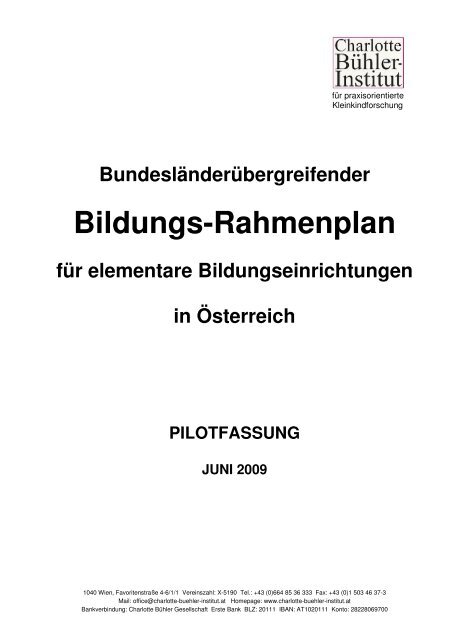 Österreichischer Bildungs-Rahmenplan (Pilotfassung)