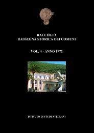 raccolta rassegna storica dei comuni vol. 4 - anno 1972