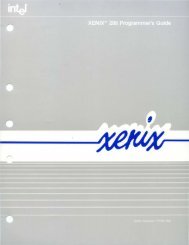 Intel XENIX 286 Programmers Guide (86) - Tenox.tc