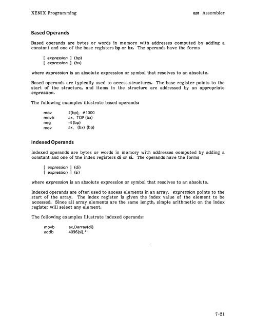 Intel XENIX 286 Programmers Guide (86) - Tenox.tc