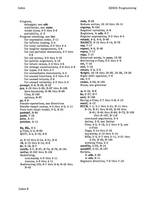 Intel XENIX 286 Programmers Guide (86) - Tenox.tc