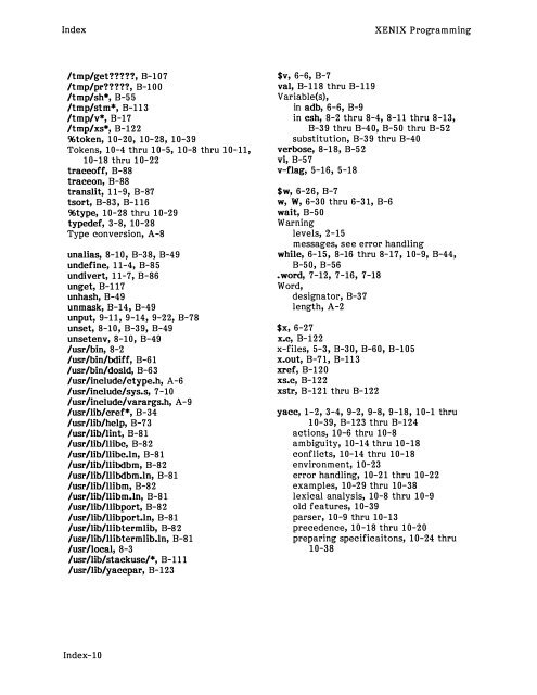 Intel XENIX 286 Programmers Guide (86) - Tenox.tc