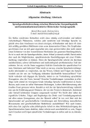 Abstracts (pdf) - Indogermanistik - Albert-Ludwigs-Universität Freiburg