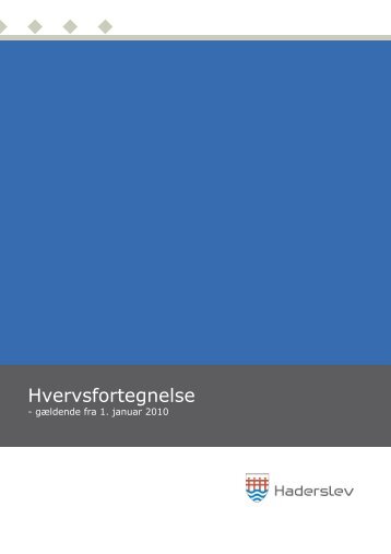 Hvervsfortegnelse - Haderslev Kommune
