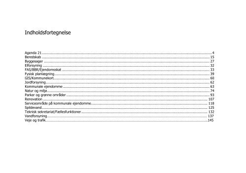 STATUSBESKRIVELSE FOR BIND ll