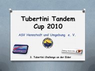 Tubertini Tandem Cup 2010 - MatchAngler