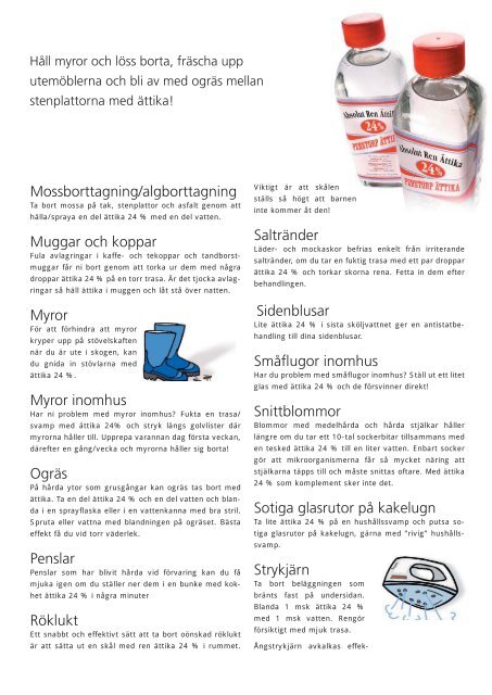 Ta bort mossa på stenplattor ättika Ta bort mossa på stenplattor ättika