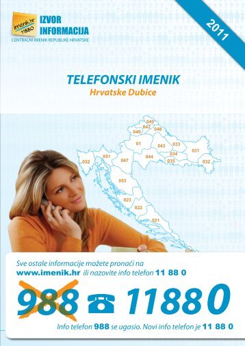 PREUZMITE telefonski Imenik Hrvatske Dubice