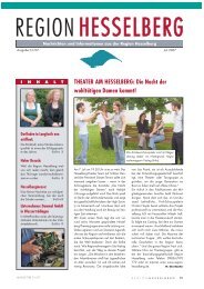 Newsletter 01/2007 - Region Hesselberg