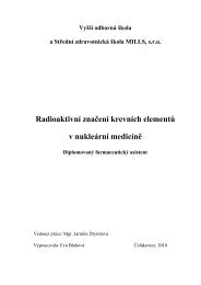 Radioaktivní značení krevních elementů v nukleární medicíně