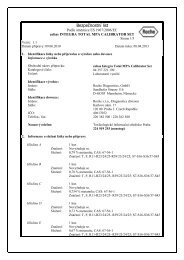 Bezpečnostní list - Roche diagnostics