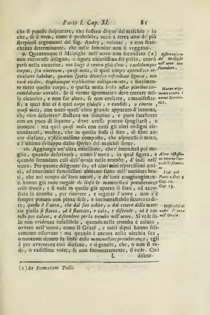 Istoria della generazione dell'uomo, e degli animali, se sia da ...