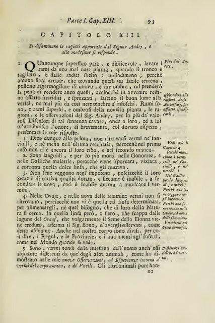 Istoria della generazione dell'uomo, e degli animali, se sia da ...