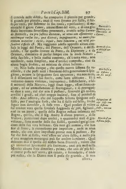 Istoria della generazione dell'uomo, e degli animali, se sia da ...