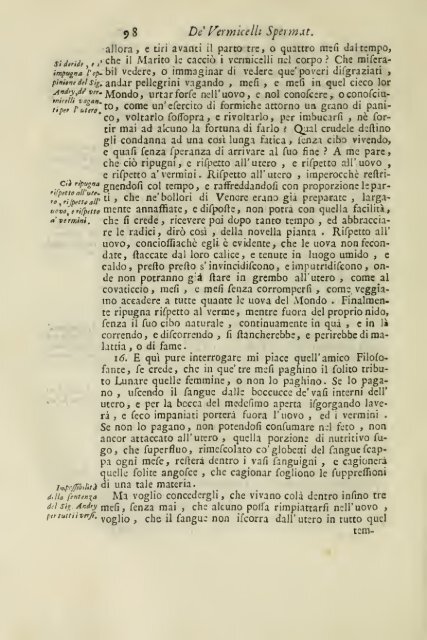 Istoria della generazione dell'uomo, e degli animali, se sia da ...