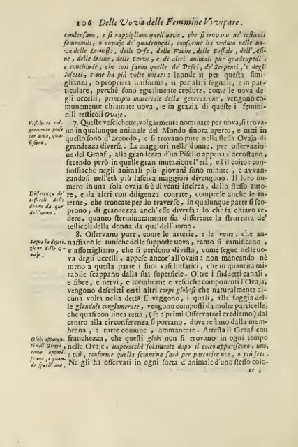 Istoria della generazione dell'uomo, e degli animali, se sia da ...