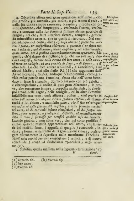 Istoria della generazione dell'uomo, e degli animali, se sia da ...