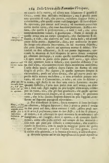 Istoria della generazione dell'uomo, e degli animali, se sia da ...