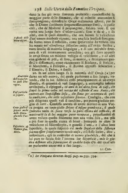 Istoria della generazione dell'uomo, e degli animali, se sia da ...