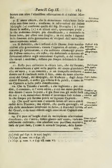 Istoria della generazione dell'uomo, e degli animali, se sia da ...