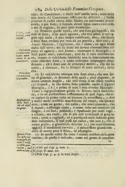 Istoria della generazione dell'uomo, e degli animali, se sia da ...