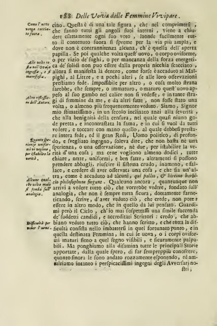 Istoria della generazione dell'uomo, e degli animali, se sia da ...