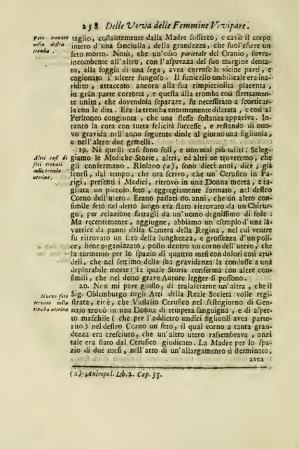 Istoria della generazione dell'uomo, e degli animali, se sia da ...