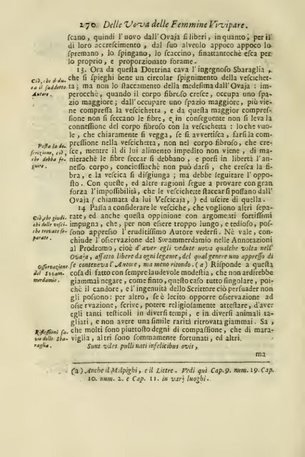 Istoria della generazione dell'uomo, e degli animali, se sia da ...