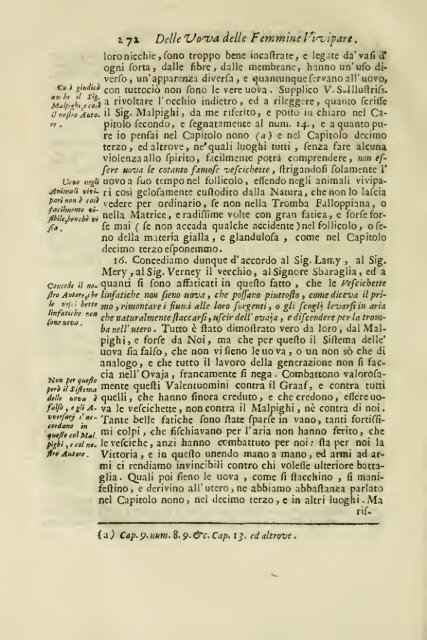 Istoria della generazione dell'uomo, e degli animali, se sia da ...