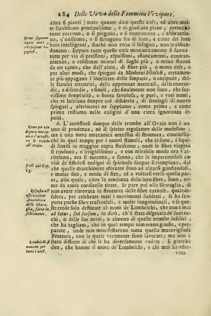 Istoria della generazione dell'uomo, e degli animali, se sia da ...