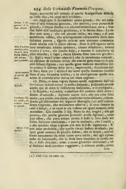 Istoria della generazione dell'uomo, e degli animali, se sia da ...