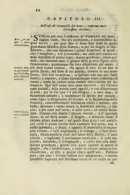 Istoria della generazione dell'uomo, e degli animali, se sia da ...