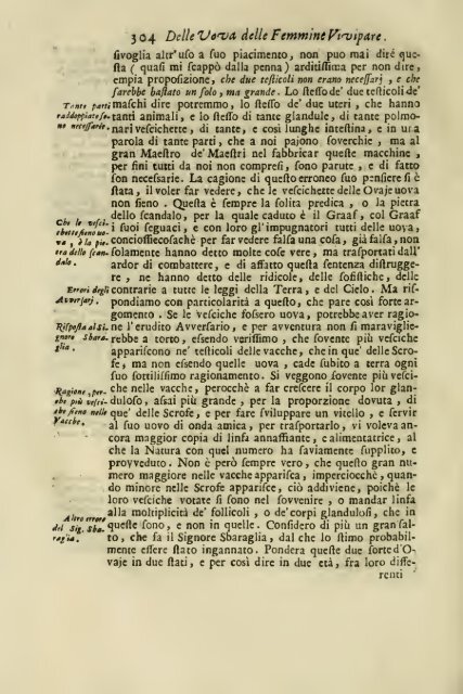 Istoria della generazione dell'uomo, e degli animali, se sia da ...