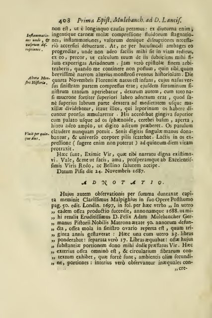 Istoria della generazione dell'uomo, e degli animali, se sia da ...