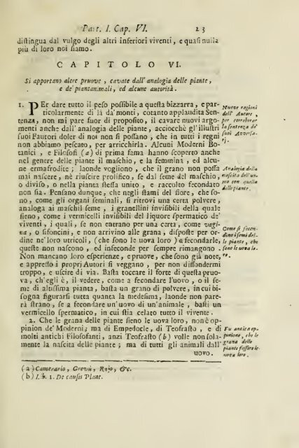 Istoria della generazione dell'uomo, e degli animali, se sia da ...