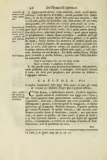 Istoria della generazione dell'uomo, e degli animali, se sia da ...